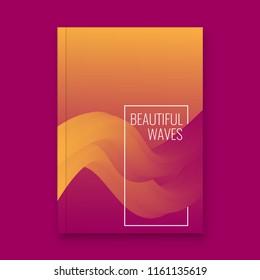 Abstract flyer design background. Brochure template.