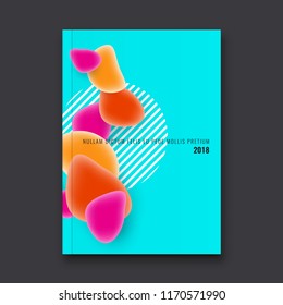 Abstract flyer design background. Brochure template.
