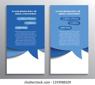 Abstract flyer design background. Brochure template
