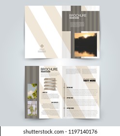 Abstract flyer design background. Brochure template. Can be used for magazine cover, business mockup, education, presentation, report.