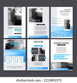 Abstract flyer design background. Brochure template.