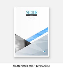 Abstract flyer design background. Brochure template.