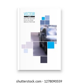 Abstract flyer design background. Brochure template.