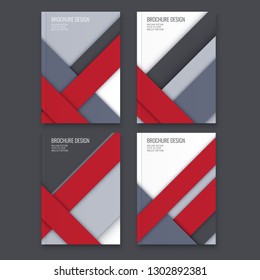 Abstract flyer design background. Brochure template.