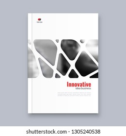 Abstract flyer design background. Brochure template.
