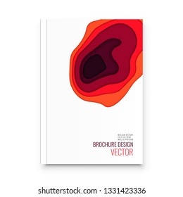 Abstract flyer design background. Brochure template.