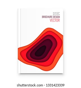 Abstract flyer design background. Brochure template.