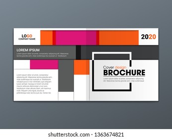 Abstract flyer design background. Brochure template. - Vector