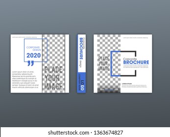 Abstract flyer design background. Brochure template. - Vector