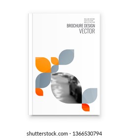Abstract flyer design background. Brochure template.