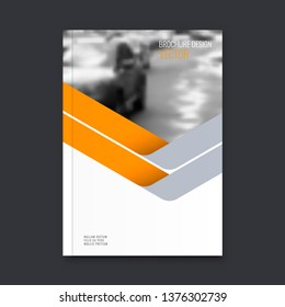 Abstract flyer design background. Brochure template.