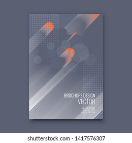 Abstract flyer design background. Brochure template.