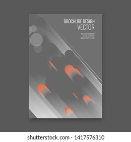 Abstract flyer design background. Brochure template.