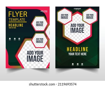 Abstrakter flyer-Designhintergrund. Broschüre