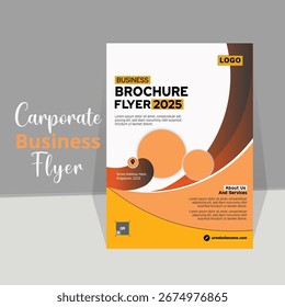 Abstract flyer design background. Brochure template. Annual report cover. Can be used for magazine, business presentation. business flyer Vector illustration a4 size.
