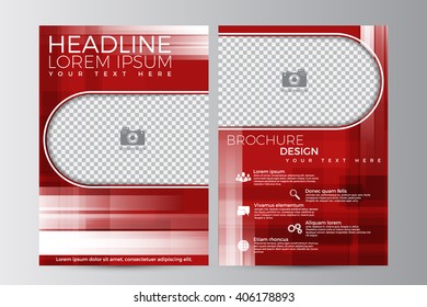 Abstract flyer design background. Brochure template. Can be used for magazine cover, business mockup, education, presentation, report. a4 size with editable elements. EPS 10.