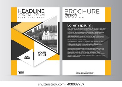 Fondo de diseño de volante abstracto. Plantilla de folleto. Se puede utilizar para portada de revista, maquillaje empresarial, educación, presentación, reportaje. a4 con elementos editables. EPS 10.
