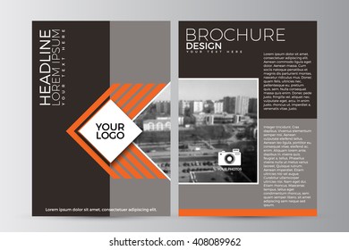 Abstract flyer design background. Brochure template. Can be used for magazine cover, business mockup, education, presentation, report. a4 size with editable elements. EPS 10.