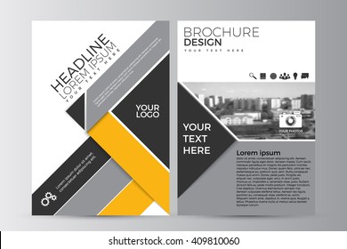 Abstract flyer design background. Brochure template. Can be used for magazine cover, business mockup, education, presentation, report. a4 size with editable elements. EPS 10.