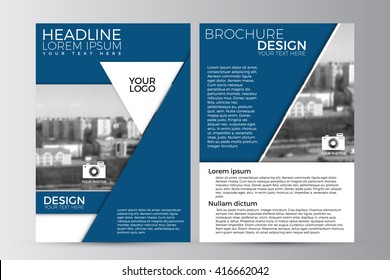 Abstract flyer design background. Brochure template. Can be used for magazine cover, business mockup, education, presentation, report. a4 size with editable elements. EPS 10.