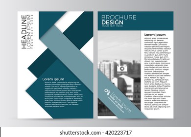 Abstract flyer design background. Brochure template. Can be used for magazine cover, business mockup, education, presentation, report. a4 size with editable elements. EPS 10.