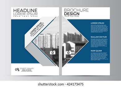 Abstract flyer design background. Brochure template. Can be used for magazine cover, business mockup, education, presentation, report. a4 size with editable elements. EPS 10