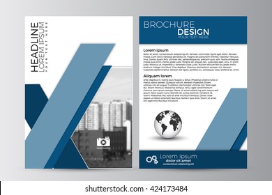Abstract flyer design background. Brochure template. Can be used for magazine cover, business mockup, education, presentation, report. a4 size with editable elements. EPS 10