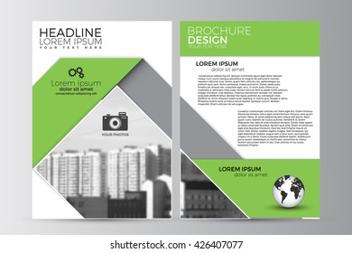 Abstract flyer design background. Brochure template. Can be used for magazine cover, business mockup, education, presentation, report. a4 size with editable elements. EPS 10