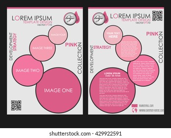 Abstract flyer design background, brochure template. Can be used for magazine cover, business, education, presentation.