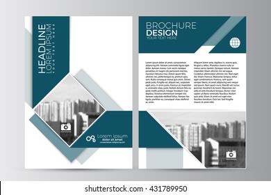 Abstract flyer design background. Brochure template. EPS 10.