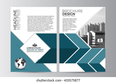 Abstract flyer design background. Brochure template. Can be used for magazine cover, business mockup, education, presentation, report. a4 size with editable elements. EPS 10.