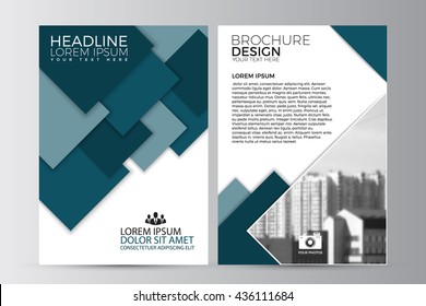 Abstract flyer design background. Brochure template. Can be used for magazine cover, business mockup, education, presentation, report. a4 size with editable elements. EPS 10.