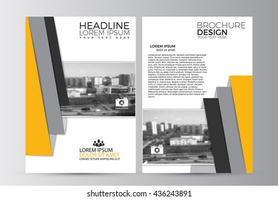 Abstract flyer design background. Brochure template. Can be used for magazine cover, business mockup, education, presentation, report. a4 size with editable elements. EPS 10.