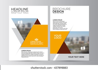 Abstract flyer design background. Brochure template. Can be used for magazine cover, business mockup, education, presentation, report. a4 size with editable elements. EPS 10.