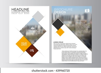 Abstract flyer design background. Brochure template. Can be used for magazine cover, business mockup, education, presentation, report. a4 size with editable elements. EPS 10.