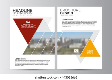 Abstract flyer design background. Brochure template. Can be used for magazine cover, business mockup, education, presentation, report. a4 size with editable elements. EPS 10.