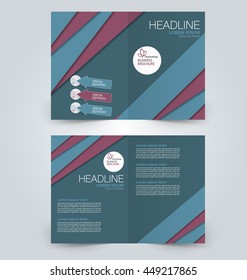 Abstract flyer design background. Brochure template. Can be used for magazine cover, business mockup, education, presentation, report. Green , blue, and red color.