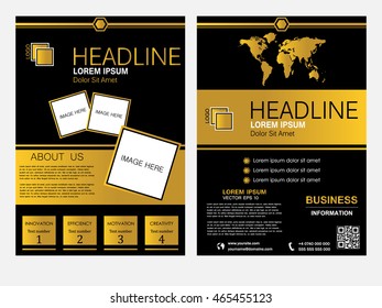 Abstract flyer design background, brochure template. Can be used for magazine cover, business, education, presentation.