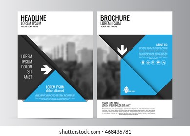 Abstract flyer design background. Brochure template. Can be used for magazine cover, business mockup, education, presentation, report. a4 size with editable elements. EPS 10.