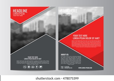 Abstract flyer design background. Brochure template. Can be used for magazine cover, business mockup, education, presentation, report. a4 size with editable elements. EPS 10.