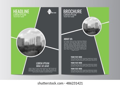 Abstract flyer design background. Brochure template. Can be used for magazine cover, business mockup, education, presentation, report. a4 size with editable elements. EPS 10.