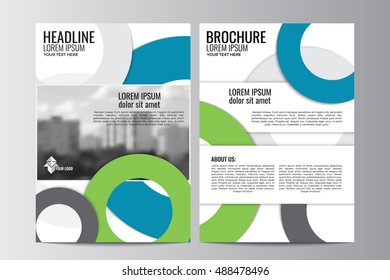 Abstract flyer design background. Brochure template. Can be used for magazine cover, business mockup, education, presentation, report. a4 size with editable elements. EPS 10.