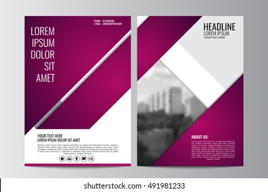 Abstract flyer design background. Brochure template. Can be used for magazine cover, business mockup, education, presentation, report. a4 size with editable elements. EPS 10.