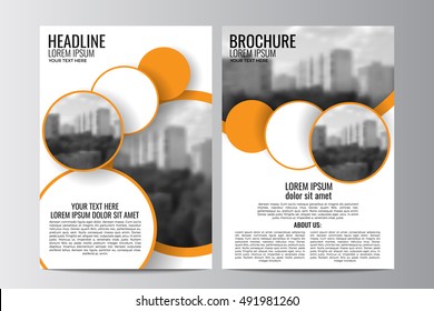 Abstract flyer design background. Brochure template. Can be used for magazine cover, business mockup, education, presentation, report. a4 size with editable elements. EPS 10.