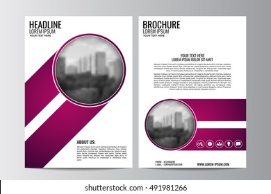 Abstract flyer design background. Brochure template. Can be used for magazine cover, business mockup, education, presentation, report. a4 size with editable elements. EPS 10.