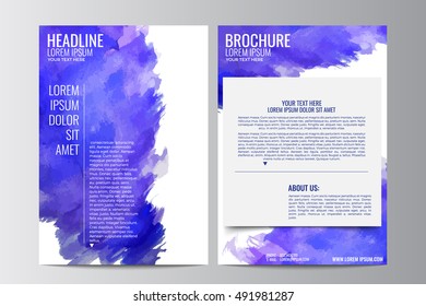 Abstract flyer design background. Brochure template. Can be used for magazine cover, business mockup, education, presentation, report. a4 size with editable elements. EPS 10.
