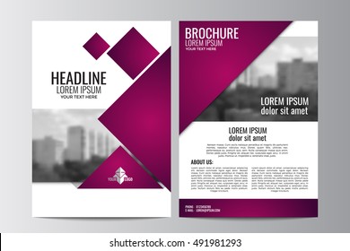 Abstract flyer design background. Brochure template. Can be used for magazine cover, business mockup, education, presentation, report. a4 size with editable elements. EPS 10.