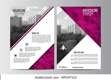 Abstract flyer design background. Brochure template. Can be used for magazine cover, business mockup, education, presentation, report. a4 size with editable elements. EPS 10.