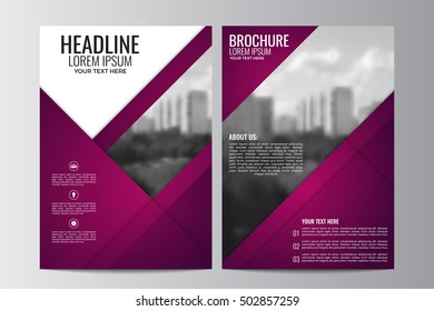 Abstract flyer design background. Brochure template. Can be used for magazine cover, business mockup, education, presentation, report. a4 size with editable elements. EPS 10.