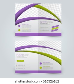 Abstract flyer design background. Brochure template. Can be used for magazine cover, business mockup, education, presentation, report.